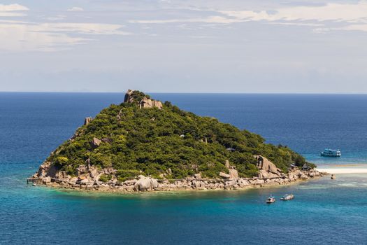 Most beautiful beaches. Koh Nang Yuan Beach near Koh Tao Koh in Thailand Surat Thani.