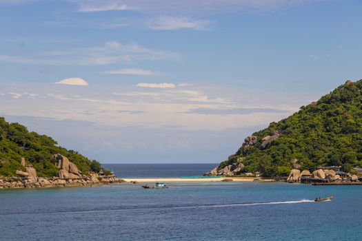 Most beautiful beaches. Koh Nang Yuan Beach near Koh Tao Koh in Thailand Surat Thani.