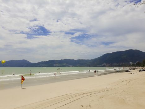 The most beautiful beaches in Thailand. Patong Beach in Phuket, Thailand.