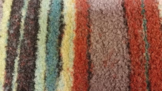 colorful carpet or rug with dog or cat hair