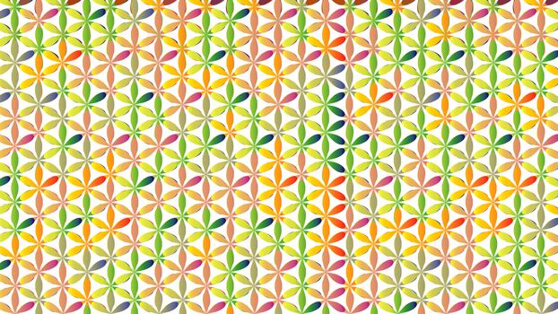 Bright colored mosaic background with geometric shapes pattern for wallpaper, tiles design and textile printing.