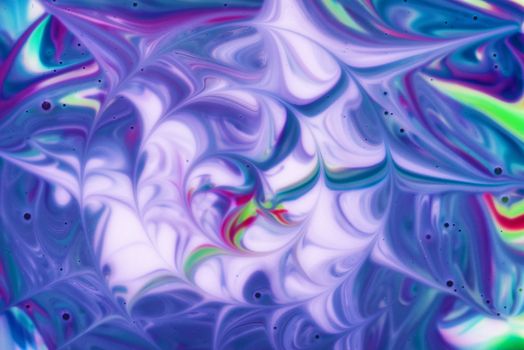 Abstract fluid pattern. Colorful painted background. Decorative marble texture.