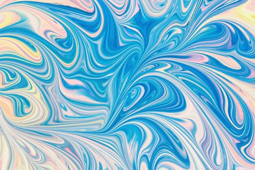 Abstract fluid pattern. Colorful painted background. Decorative marble texture.