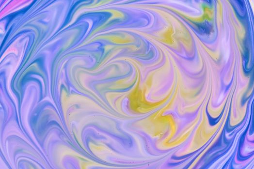 Abstract fluid pattern. Colorful painted background. Decorative marble texture.