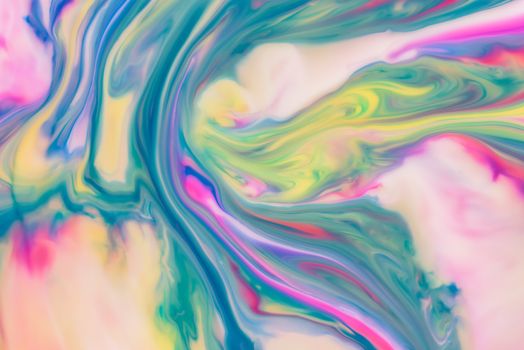 Abstract fluid pattern. Colorful painted background. Decorative marble texture.