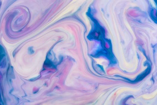 Abstract fluid pattern. Colorful painted background. Decorative marble texture.