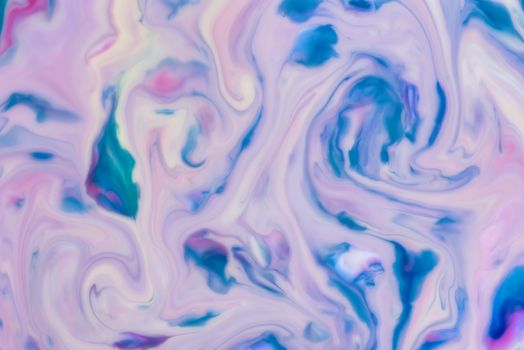 Abstract fluid pattern. Colorful painted background. Decorative marble texture.