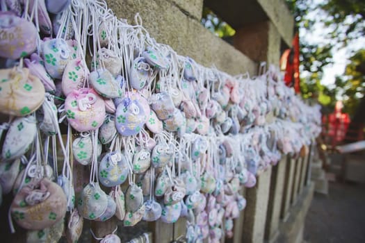 Osaka, Japan - December 15, 2019 : Beatiful scene of Sumiyoshi Taisha Shrine, this is the famous travel destinations of Osaka city.