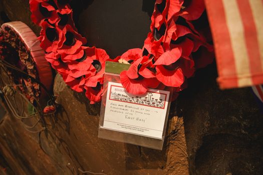 Kanchanaburi, Thailand - January 17, 2020 : Visited to Hellfire pass Memorial in Kanchanaburi province, Thailand. This is the memorial place dedicated to Prisoners of War (WWII).