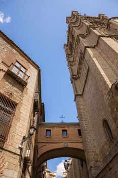 Toledo Cathedral Arch in Castile La Mancha of Spain