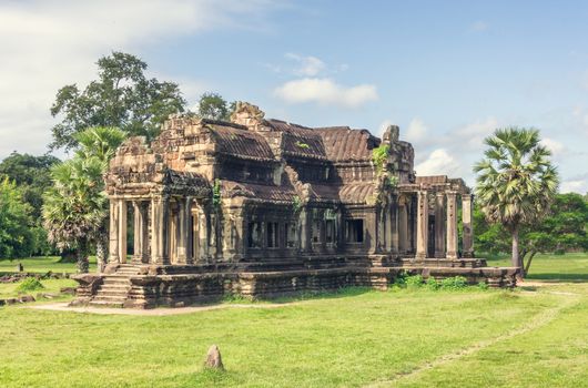 Angkor Wat in Cambodia. Ancient temple complex Angkor Wat