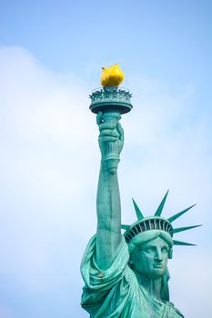 Lady Liberty original views of statue