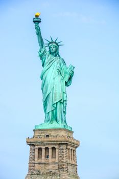 Lady Liberty original views of statue

