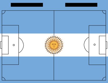 Argentina soccer field