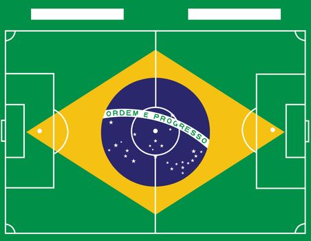 Brazil soccer field