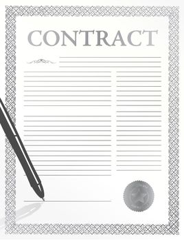 Signing contract