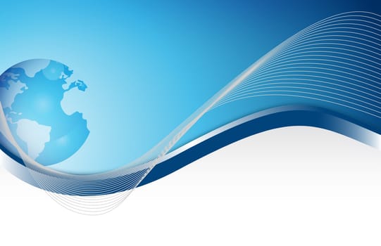 Global business background.