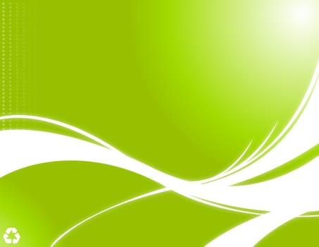 Green business background