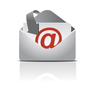 Envelope At sign and arrow