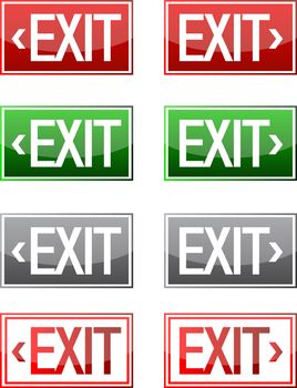 Exit sign