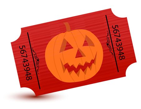 special tickets for the halloween party