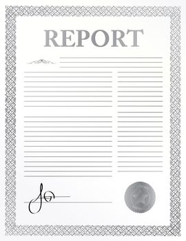 signed report paper illustration design