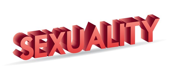 sexuality 3d text