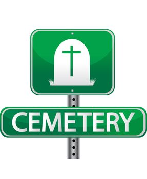 cemetery street sign