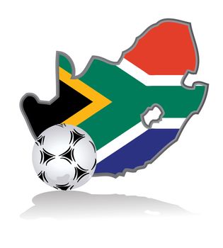 South Africa and soccer ball