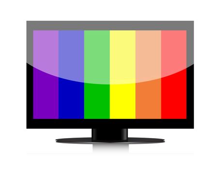 lcd television with no signal
