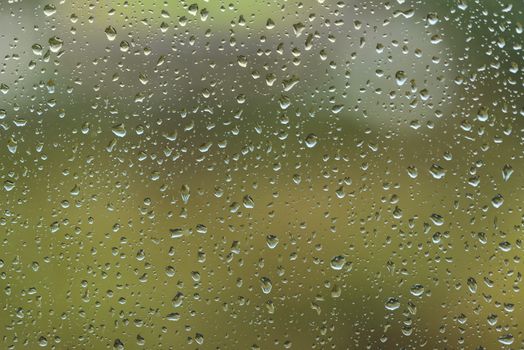 Raindrops on the window. Water drops. Rain drops background