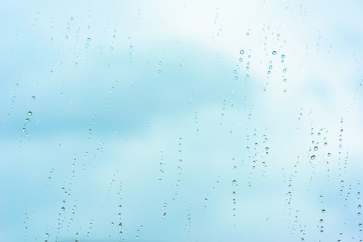 Raindrops on the window. Water drops. Rain drops background