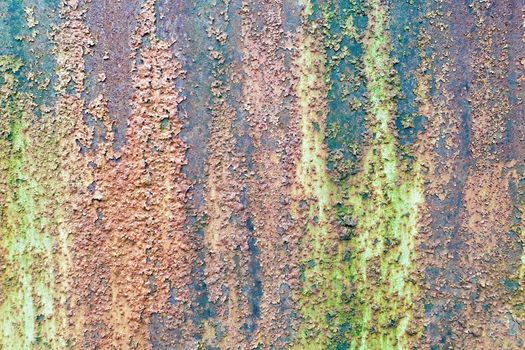 Rusty painted metal. Rusty metal texture background
