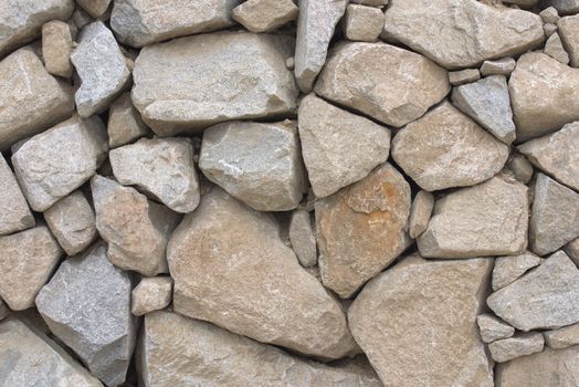 Stacked Stone Wall. Stone wall background. Natural background