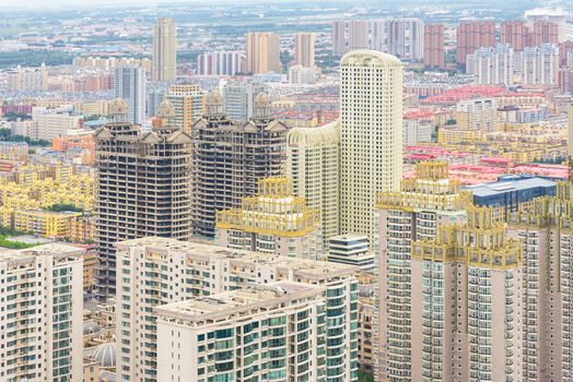 Cityscape of Harbin, Heilongjiang, China. City Scape