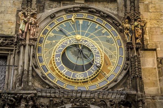 astronomic clock In the main square of the Czech city