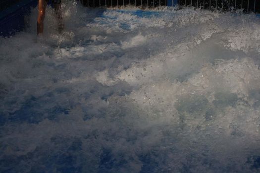 Big waves at the Aquaticum in Budapest. High quality photo