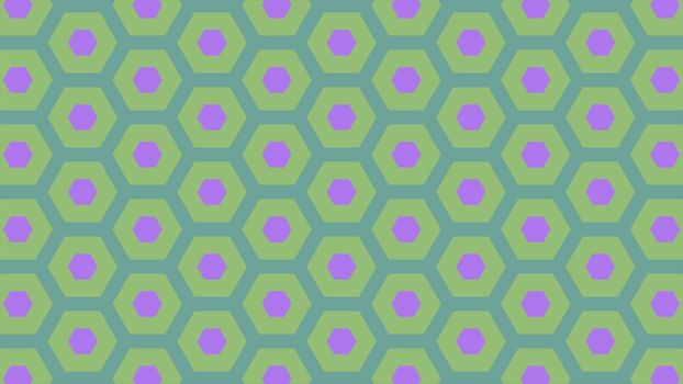 Abstract background of same color  hexagon and different surrounding rings. Illustration abstract hexagon background.