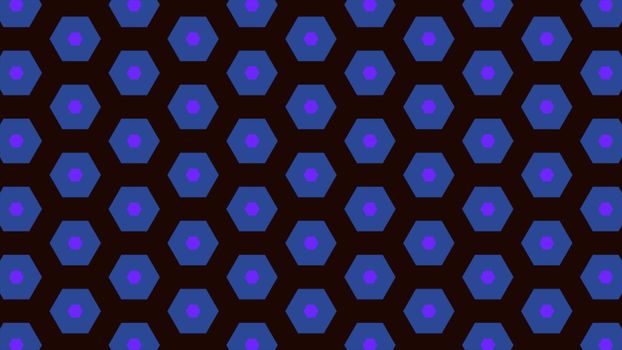 Abstract background of same color  hexagon and different surrounding rings. Illustration abstract hexagon background.