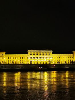 The Corvinus university in Budapest. High quality photo