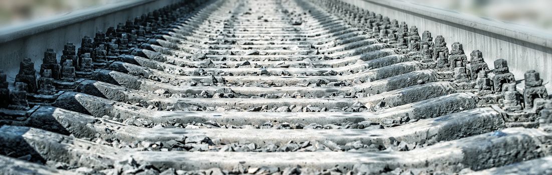 Railway Track. Railway rails