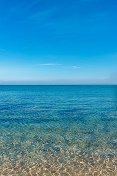 Tropical sea. Seascape in summer. Oceanic background