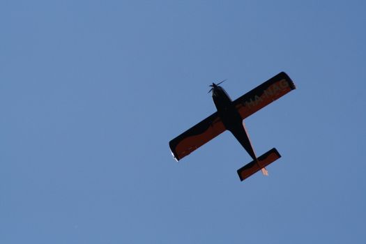 A plane flying in the air. High quality photo