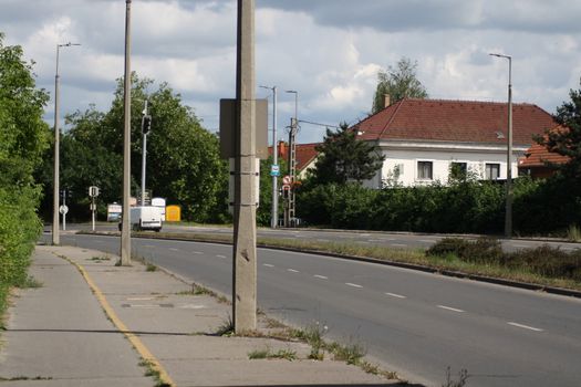 A road in Budapest XI. High quality photo