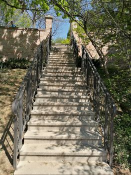 Stairs at the Budapest Arboretum