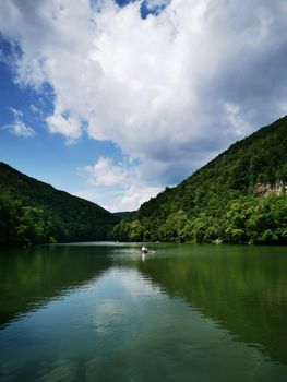 A large body of water. High quality photo