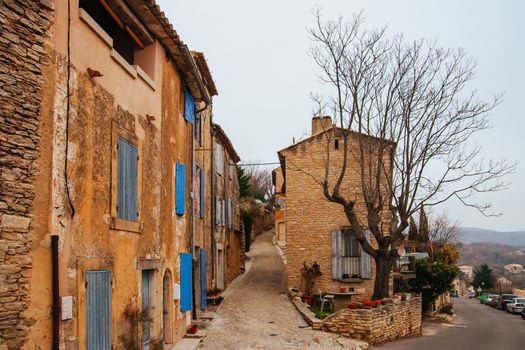 Beautiful and historic Provincial building architecture in Gordes, France
