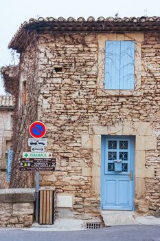 Beautiful and historic Provincial building architecture in Gordes, France