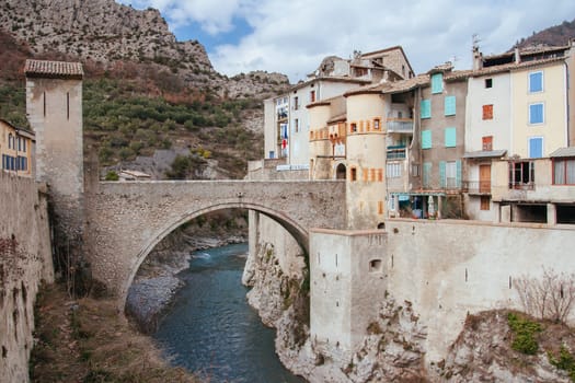 Beautiful Provincial town and famed architecture near Gordes in Provence, France