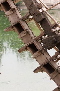 The Norias of Hama, Syria are ancient hydropowered machines used to lift water into a small aqueduct, along the Orontes River in the city of Hama, They are unique not only to Syria but probably the worldwide